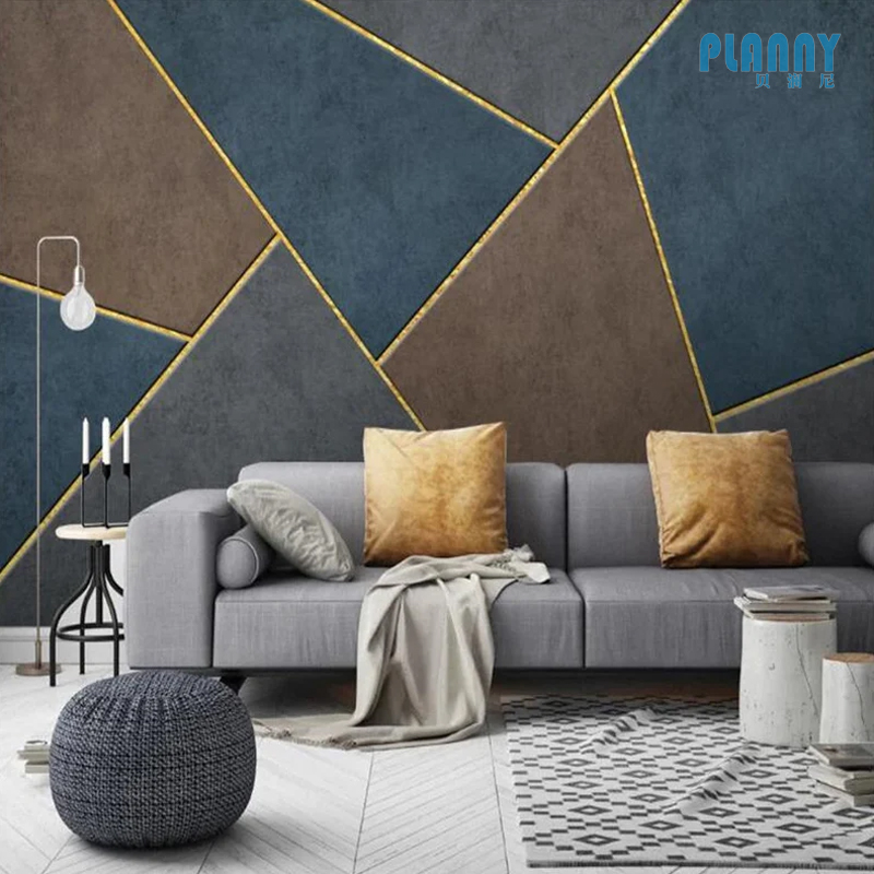 Geometric mural